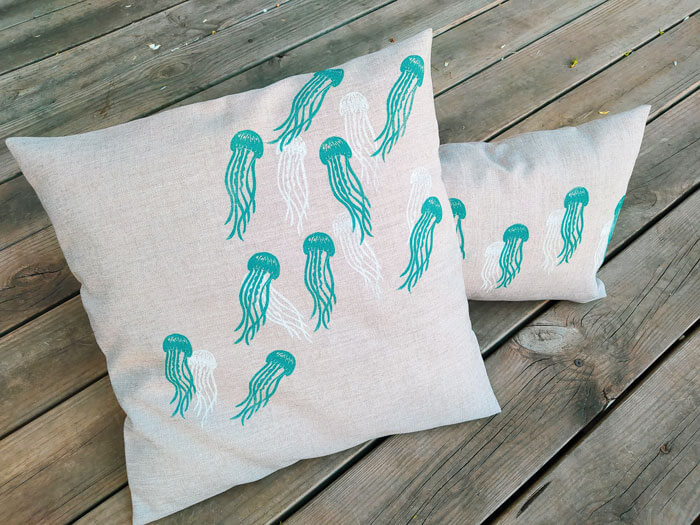 Cushions made out of Recycled Marine Waste