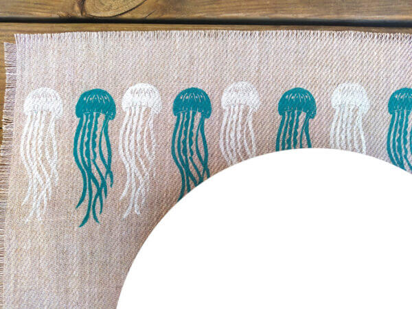 table placemat ocean style